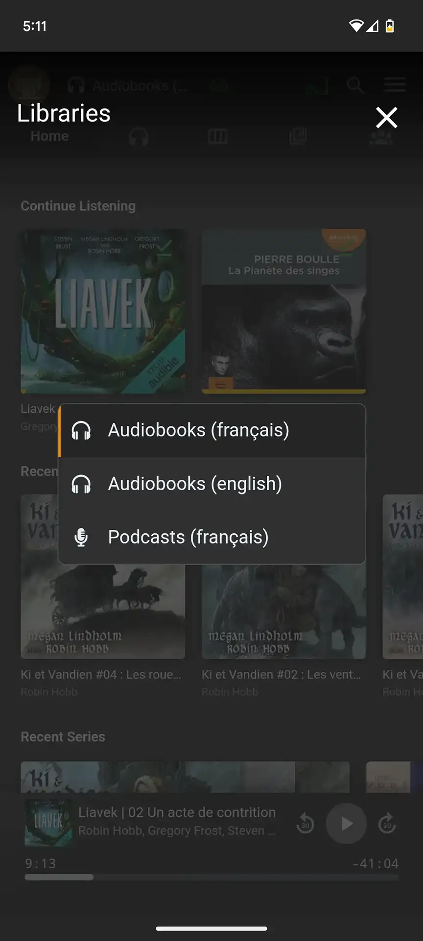 audiobookshelf-home-libraries